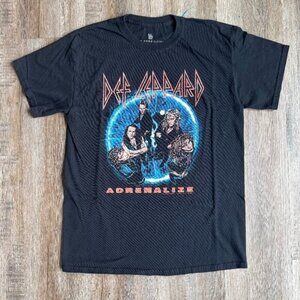 Def Leppard The Adrenalize Tour T-Shirt - Junk Food Clothing Band Tee
